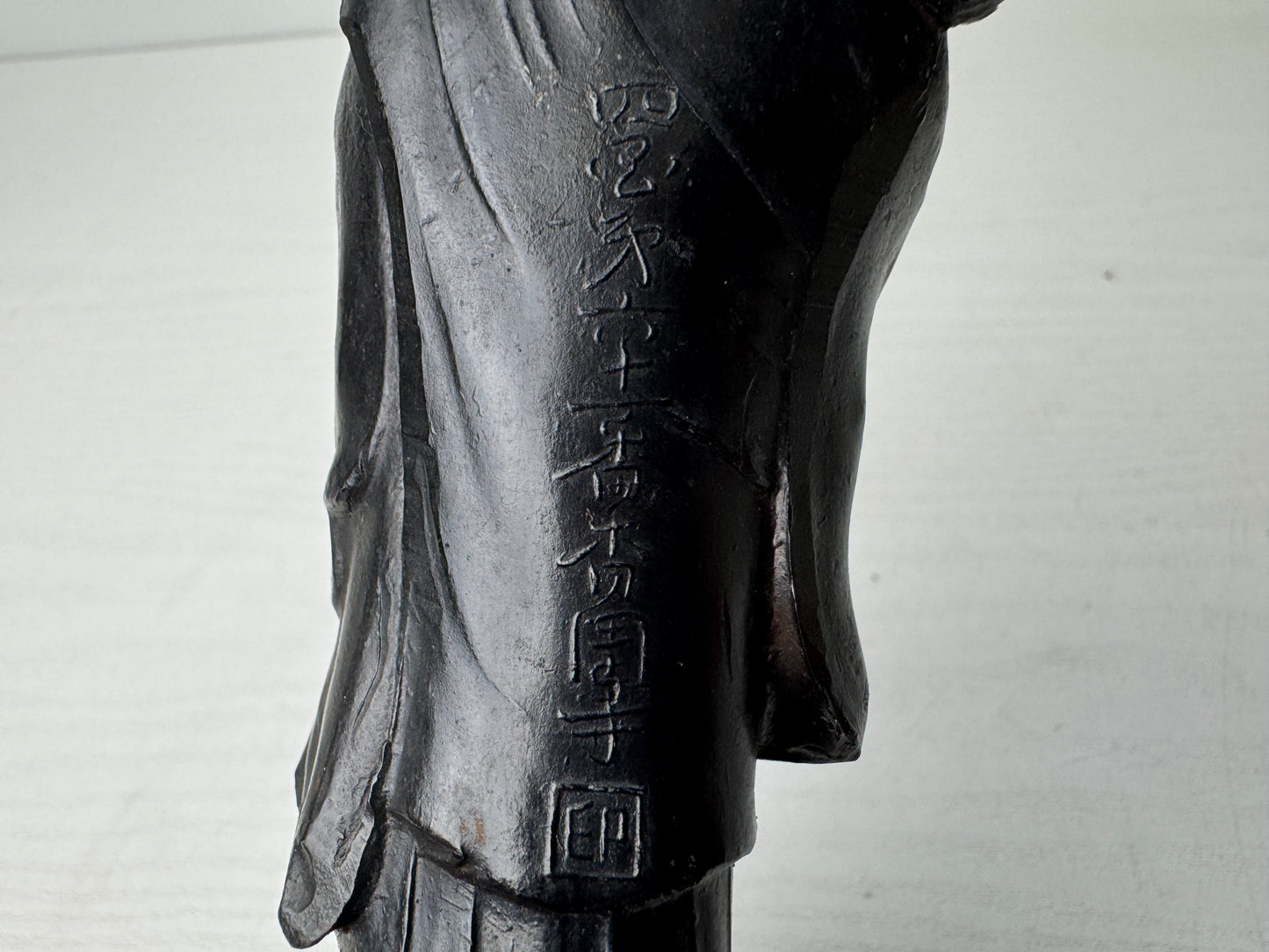 Y9813 STATUE metal Buddha figurine figure wooden Shrine Japan antique Buddhism