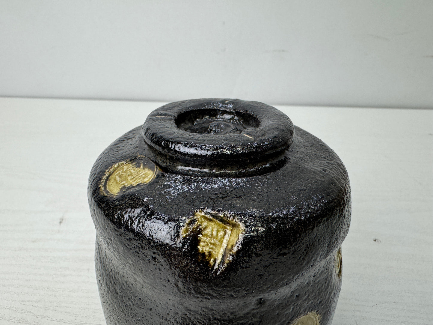 Y9819 CHAWAN Tea ceremony box set Raku-ware bowl CHashaku whisk Japan antique