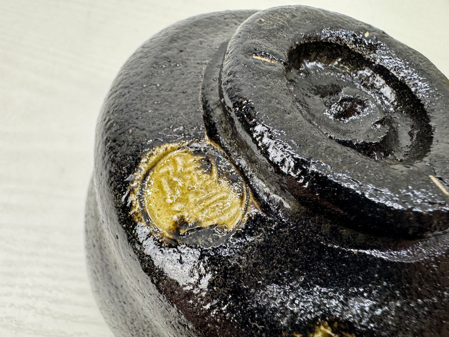 Y9819 CHAWAN Tea ceremony box set Raku-ware bowl CHashaku whisk Japan antique