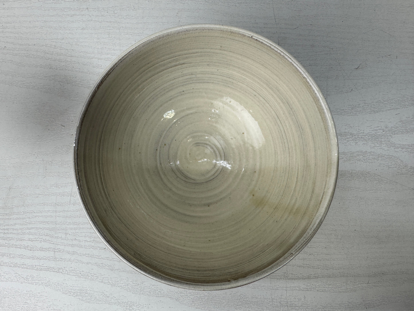 Y9823 CHAWAN Korean pottery bowl signed box Korea antique tea ceremony pottery