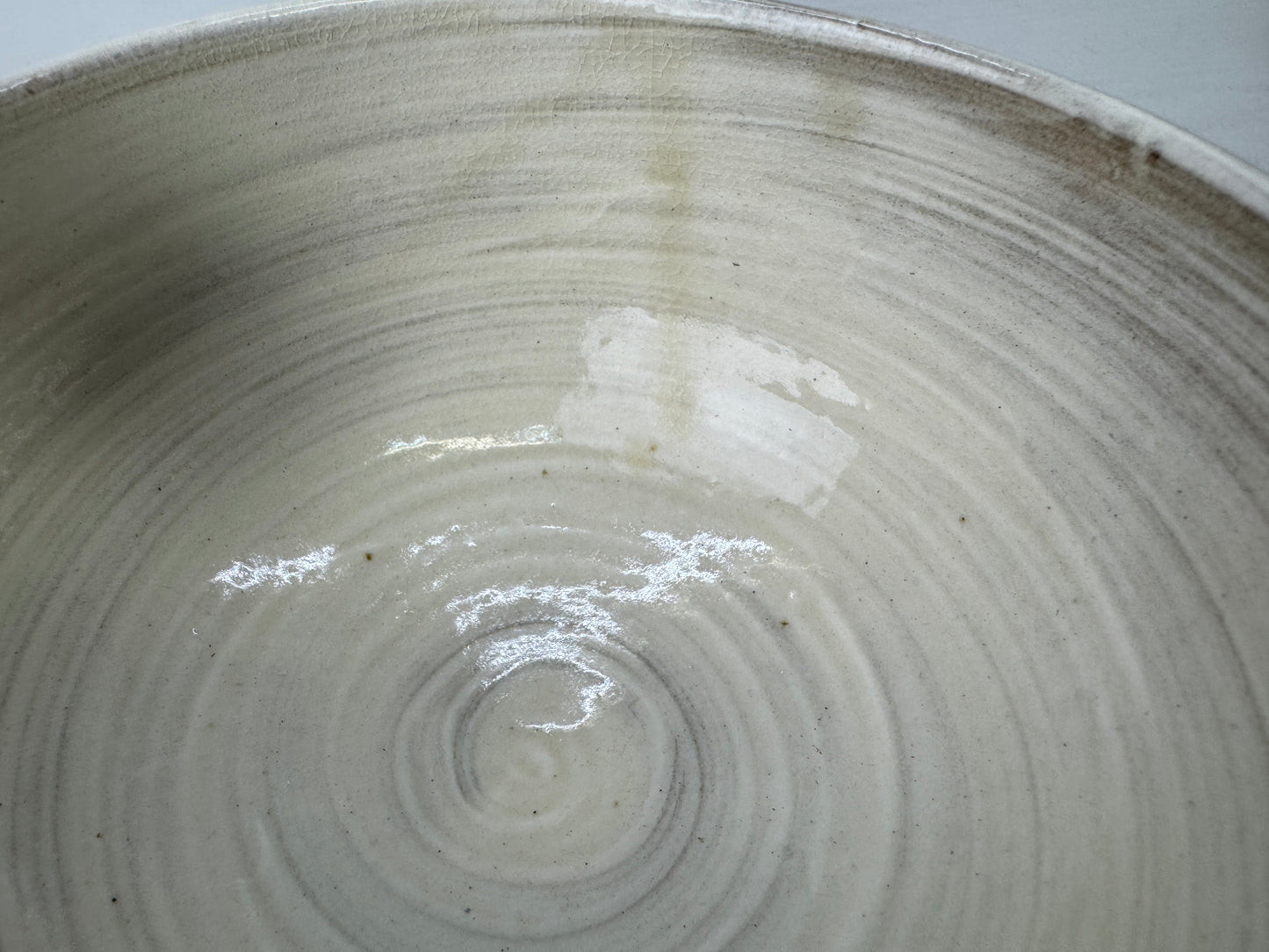 Y9823 CHAWAN Korean pottery bowl signed box Korea antique tea ceremony pottery