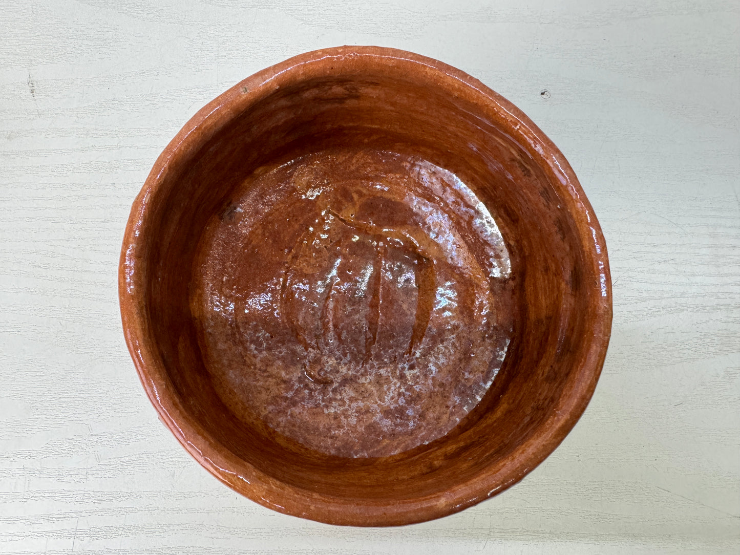 Y9825 CHAWAN Raku-ware bowl signed box Japan antique tea ceremony pottery cup