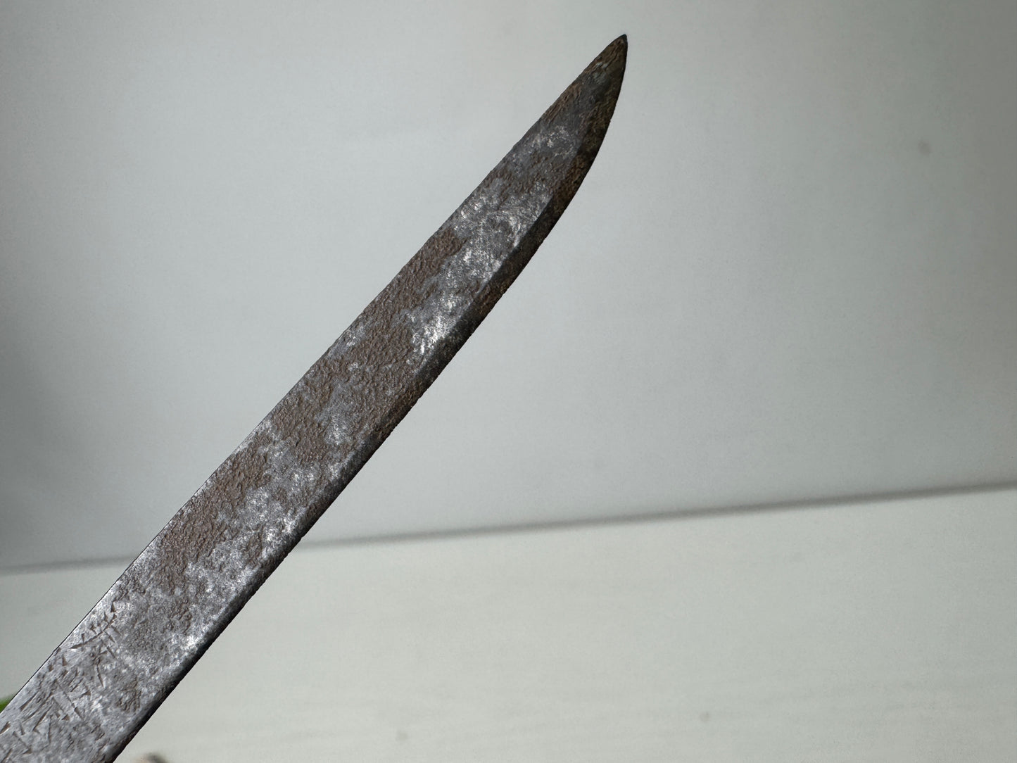 Y9829 TSUKA Small sword handle signed Japan antique samurai katana koshirae