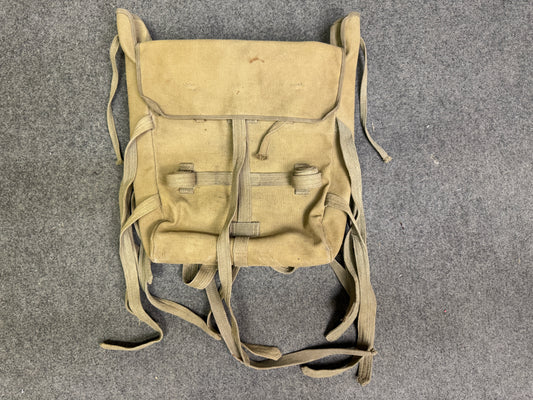 Y9830 Imperial Japan Army Backpack rucksack bag military gear Japan WW2 vintage