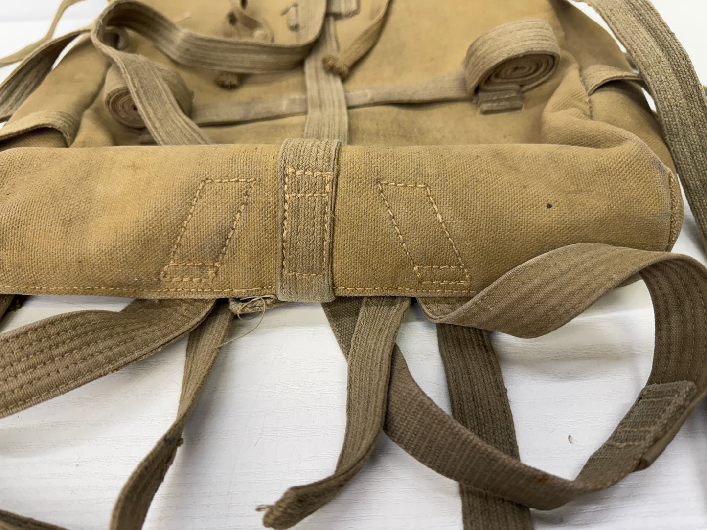 Y9830 Imperial Japan Army Backpack rucksack bag military gear Japan WW2 vintage