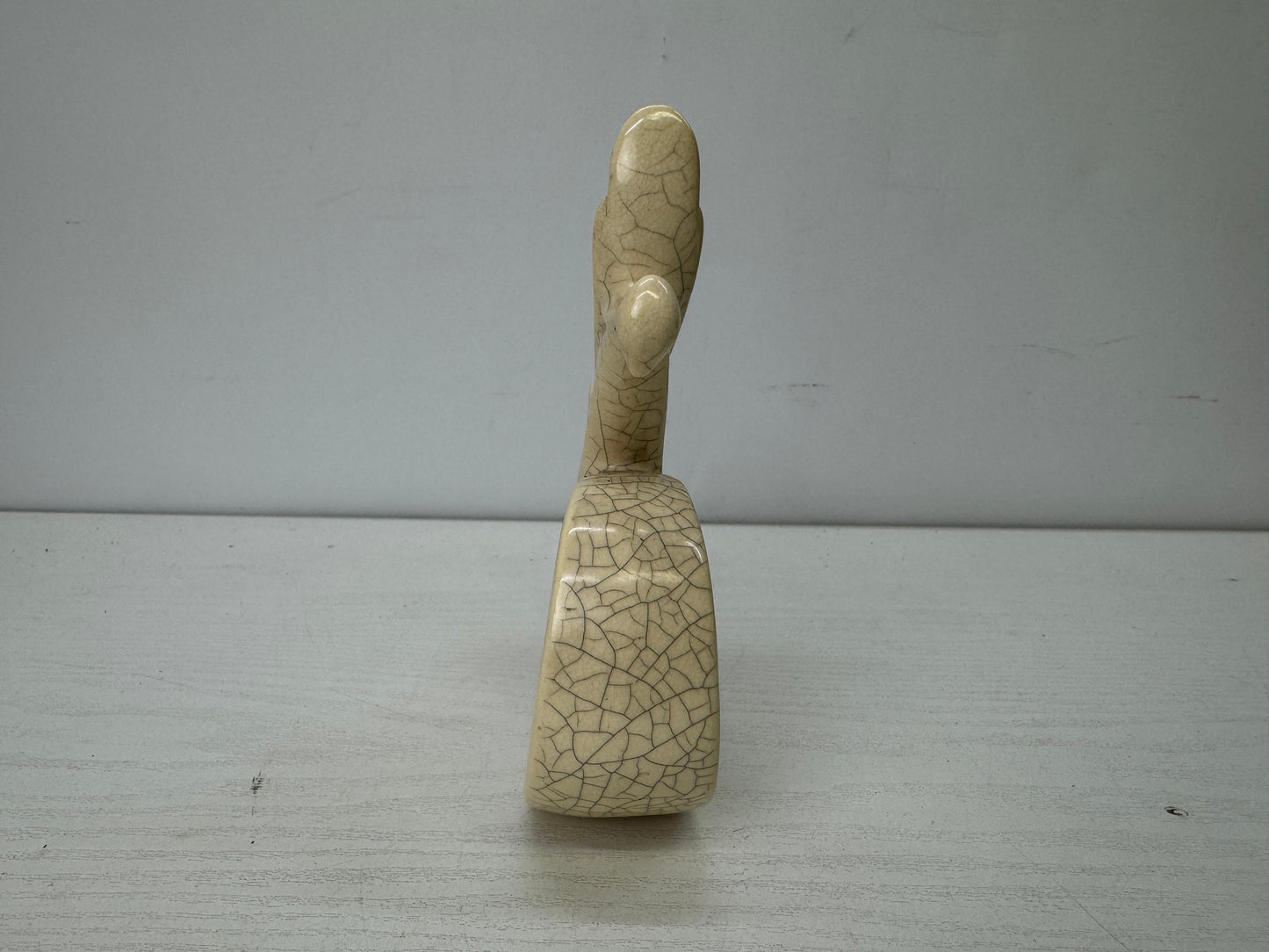 Y9833 OKIMONO Seto-ware Dragon figure figurine  signed box Japan antique decor