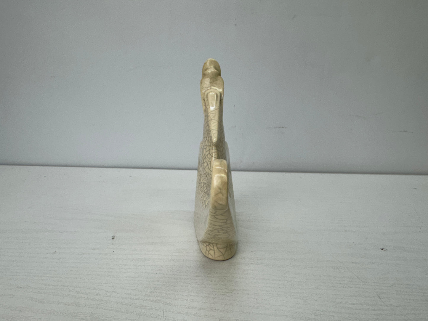 Y9833 OKIMONO Seto-ware Dragon figure figurine  signed box Japan antique decor