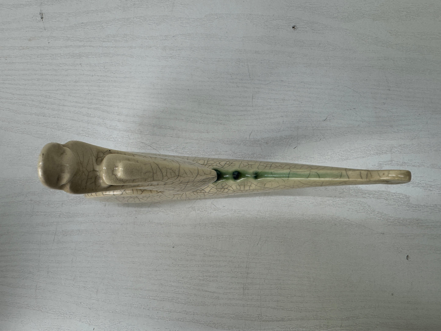 Y9833 OKIMONO Seto-ware Dragon figure figurine  signed box Japan antique decor