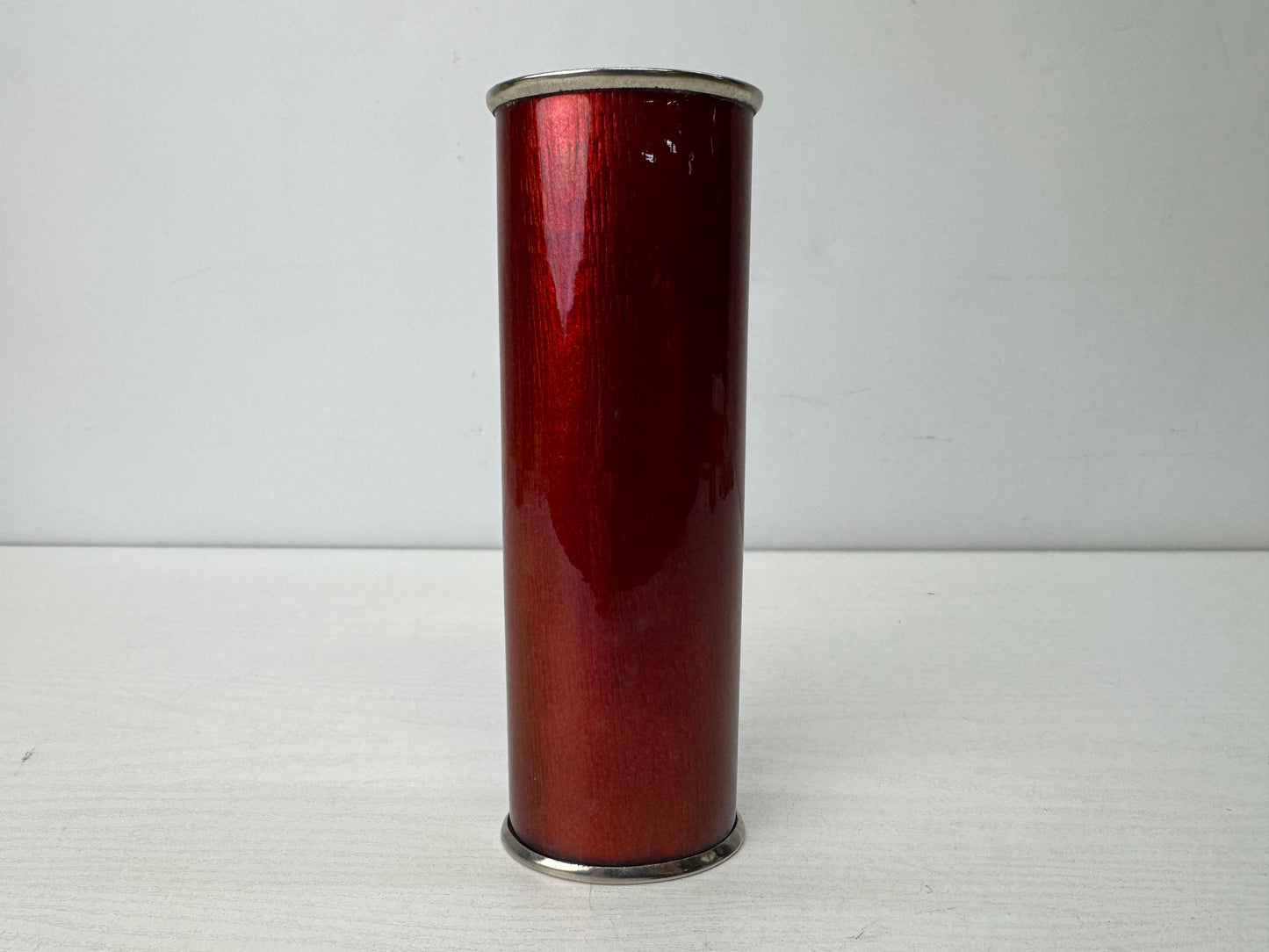 Y9836 FLOWER VASE Cloisonne signed box Japan antique ikebana floral arrangement