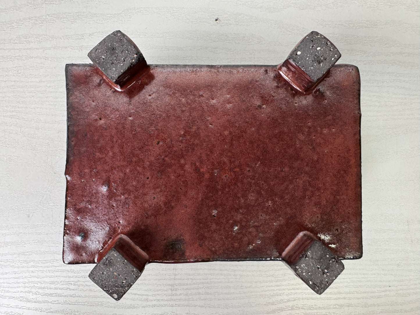 Y9841 FLOWER VASE Seto-ware Japan ikebana floral arrangement interior decor