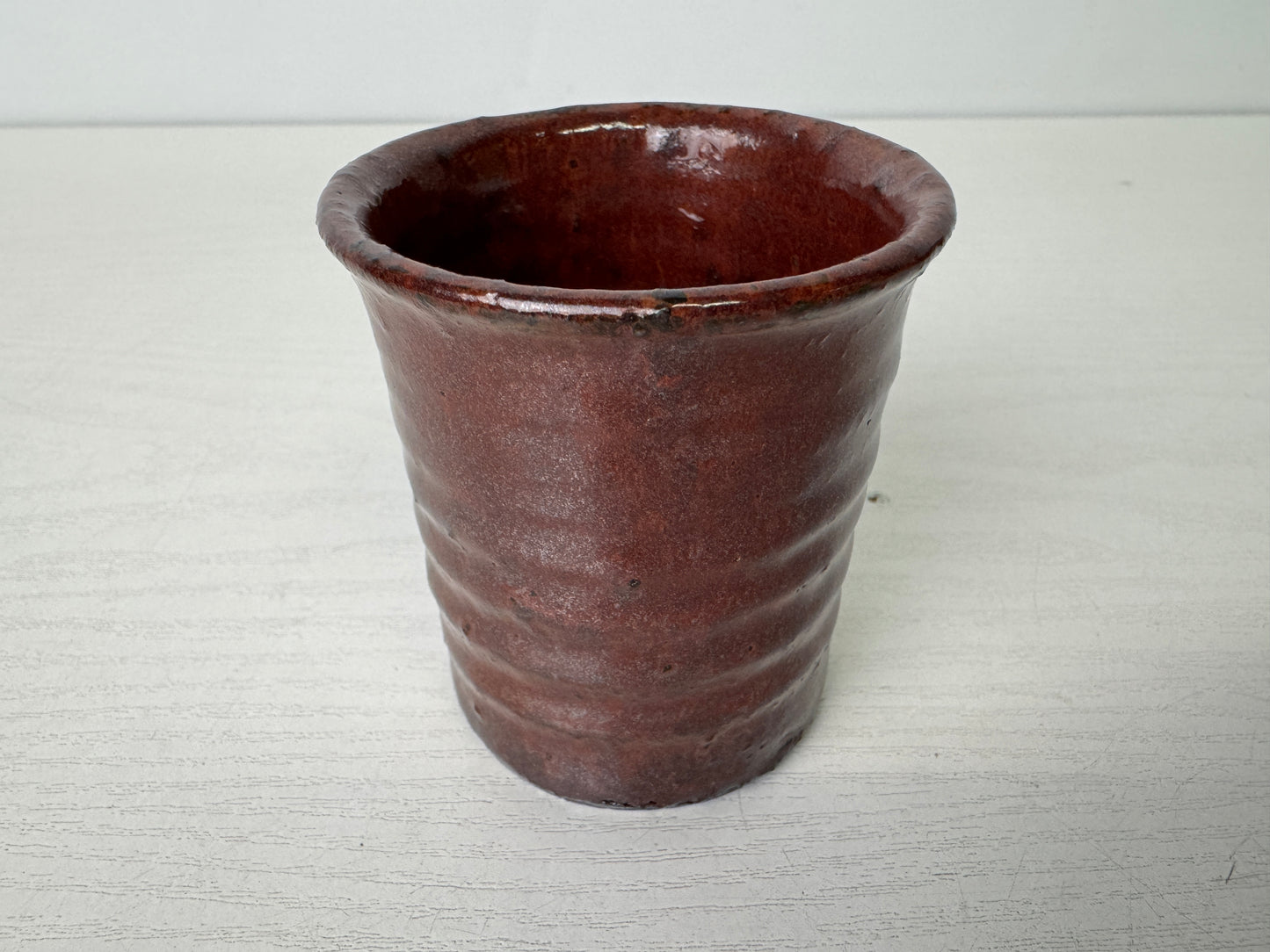 Y9841 FLOWER VASE Seto-ware Japan ikebana floral arrangement interior decor