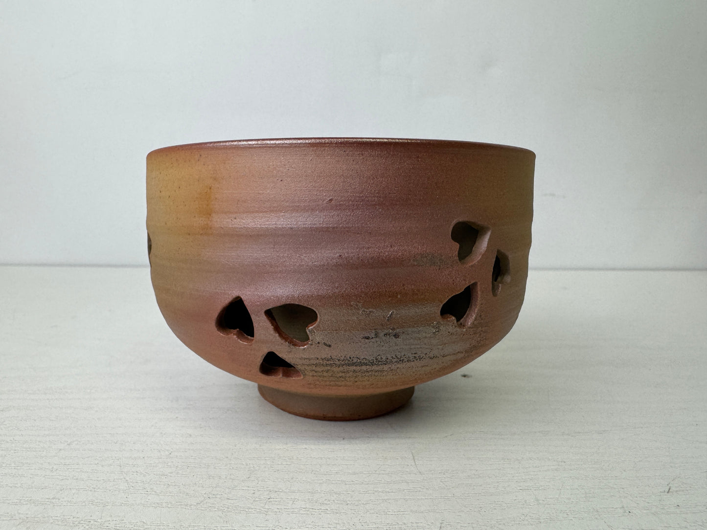 Y9852 CHAWAN Soma-ware bowl signed box Japan antique tea ceremony pottery cup