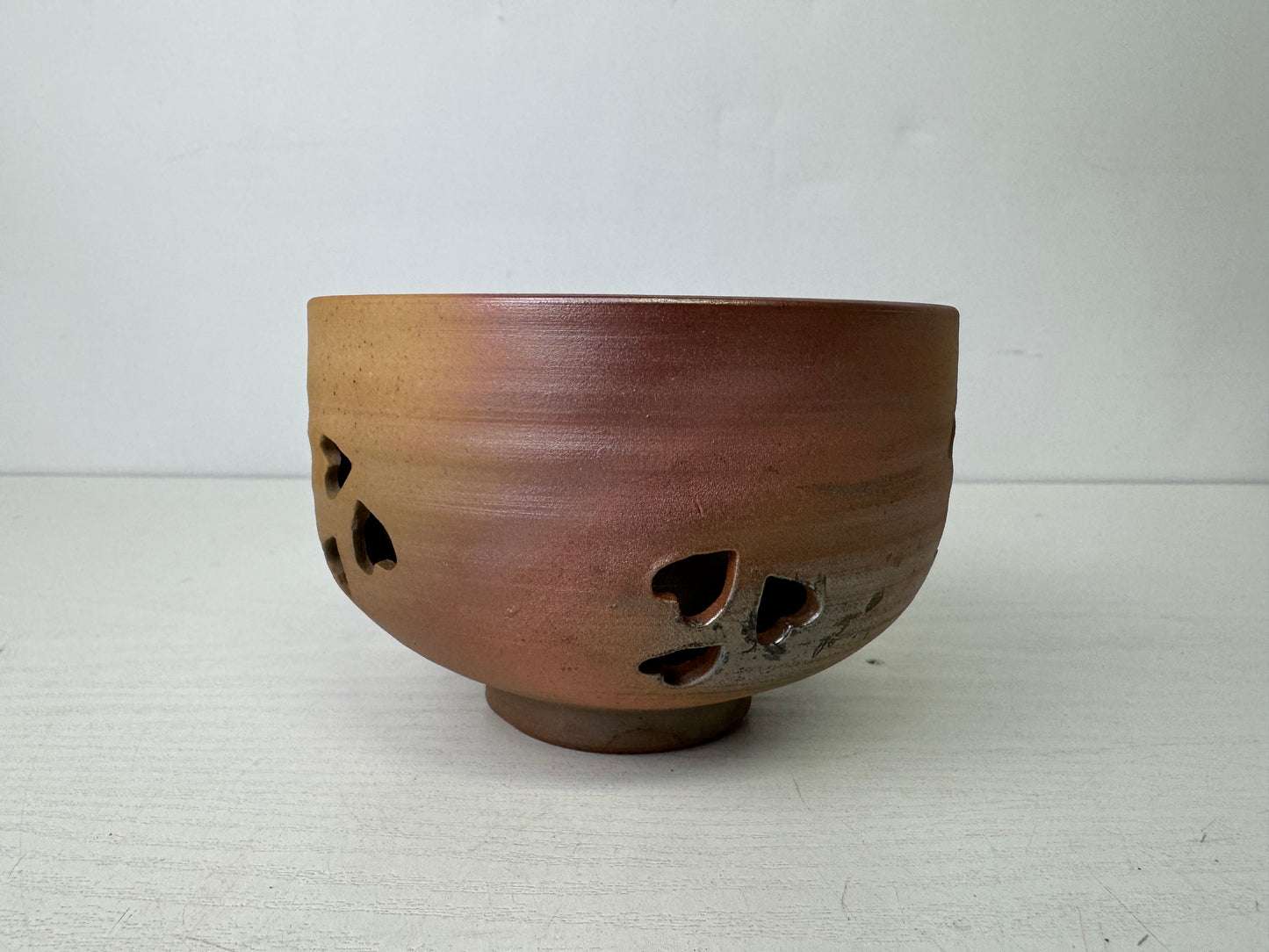 Y9852 CHAWAN Soma-ware bowl signed box Japan antique tea ceremony pottery cup