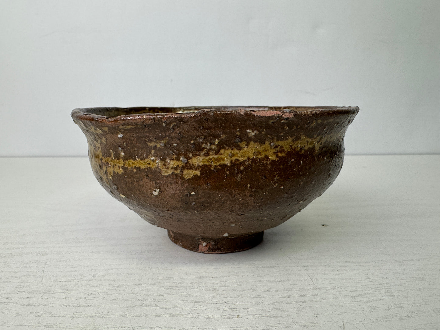 Y9854 CHAWAN Seto-ware Irabo bowl box Japan antique tea ceremony pottery cup