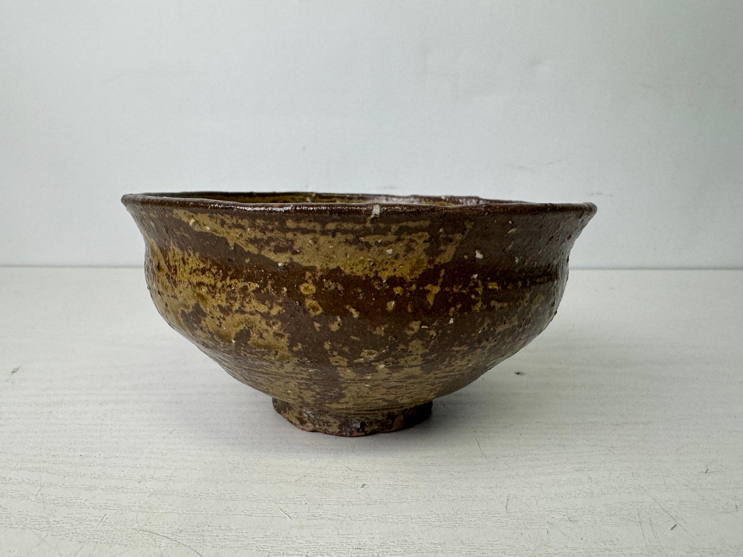 Y9854 CHAWAN Seto-ware Irabo bowl box Japan antique tea ceremony pottery cup