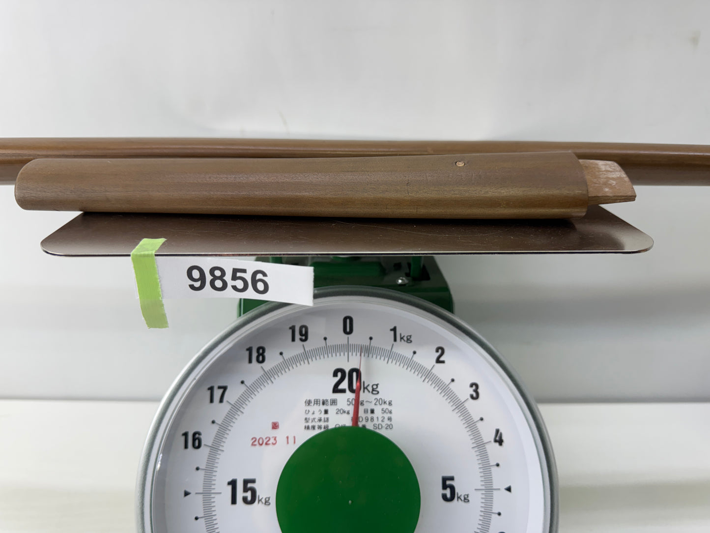 Y9856 SAYA white scabbard sheath Japan antique samurai katana koshirae armor