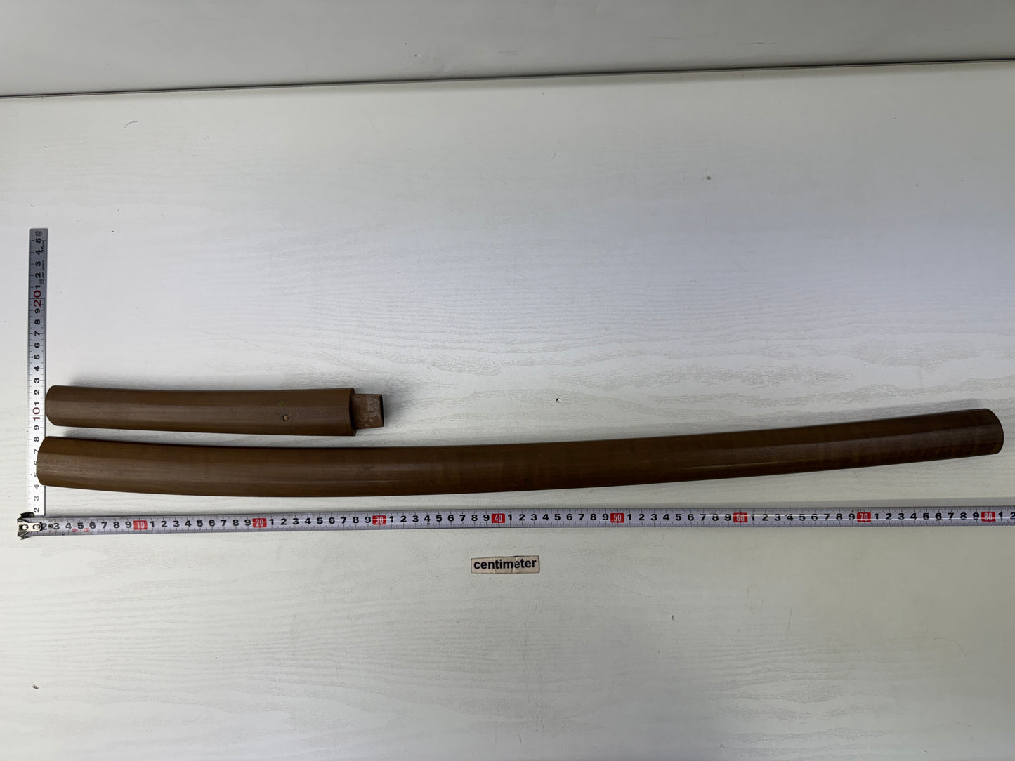 Y9856 SAYA white scabbard sheath Japan antique samurai katana koshirae armor