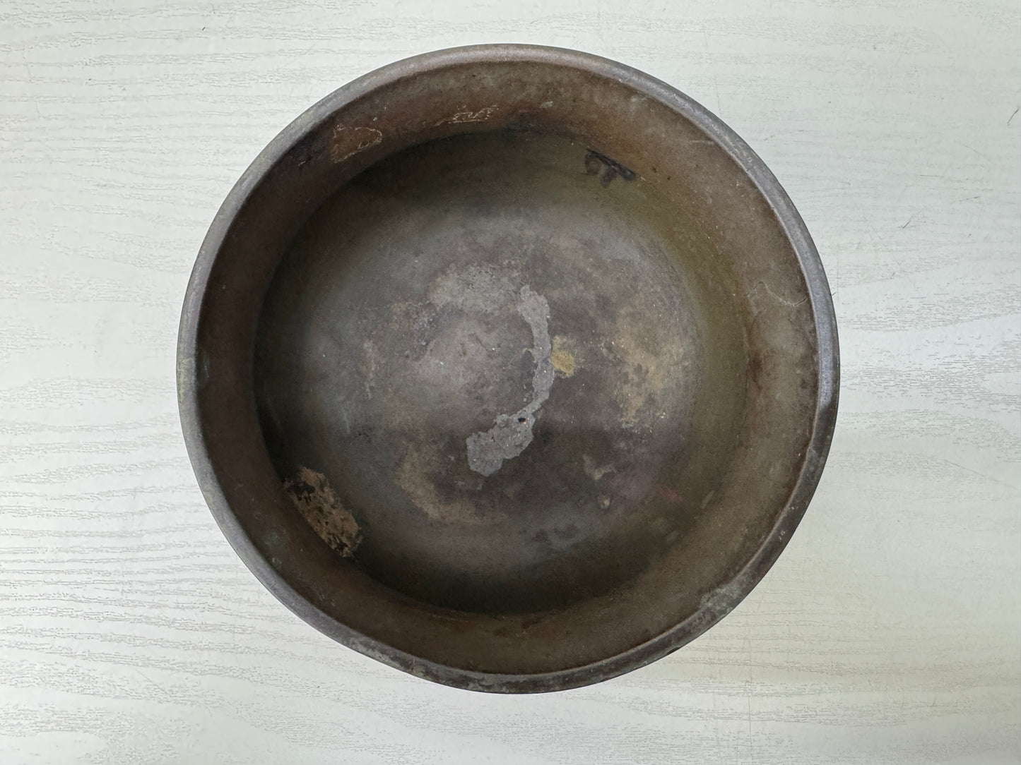 Y9866 KENSUI Copper water pot signed Koboshi Japan antique Tea Ceremony utensils