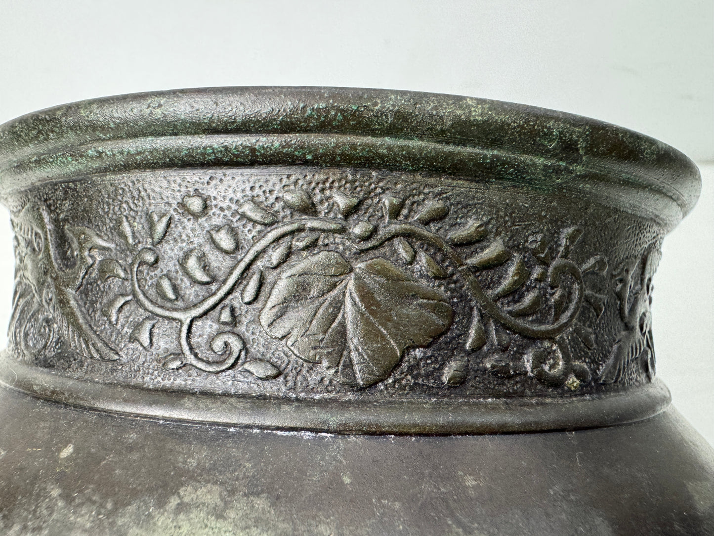 Y9866 KENSUI Copper water pot signed Koboshi Japan antique Tea Ceremony utensils