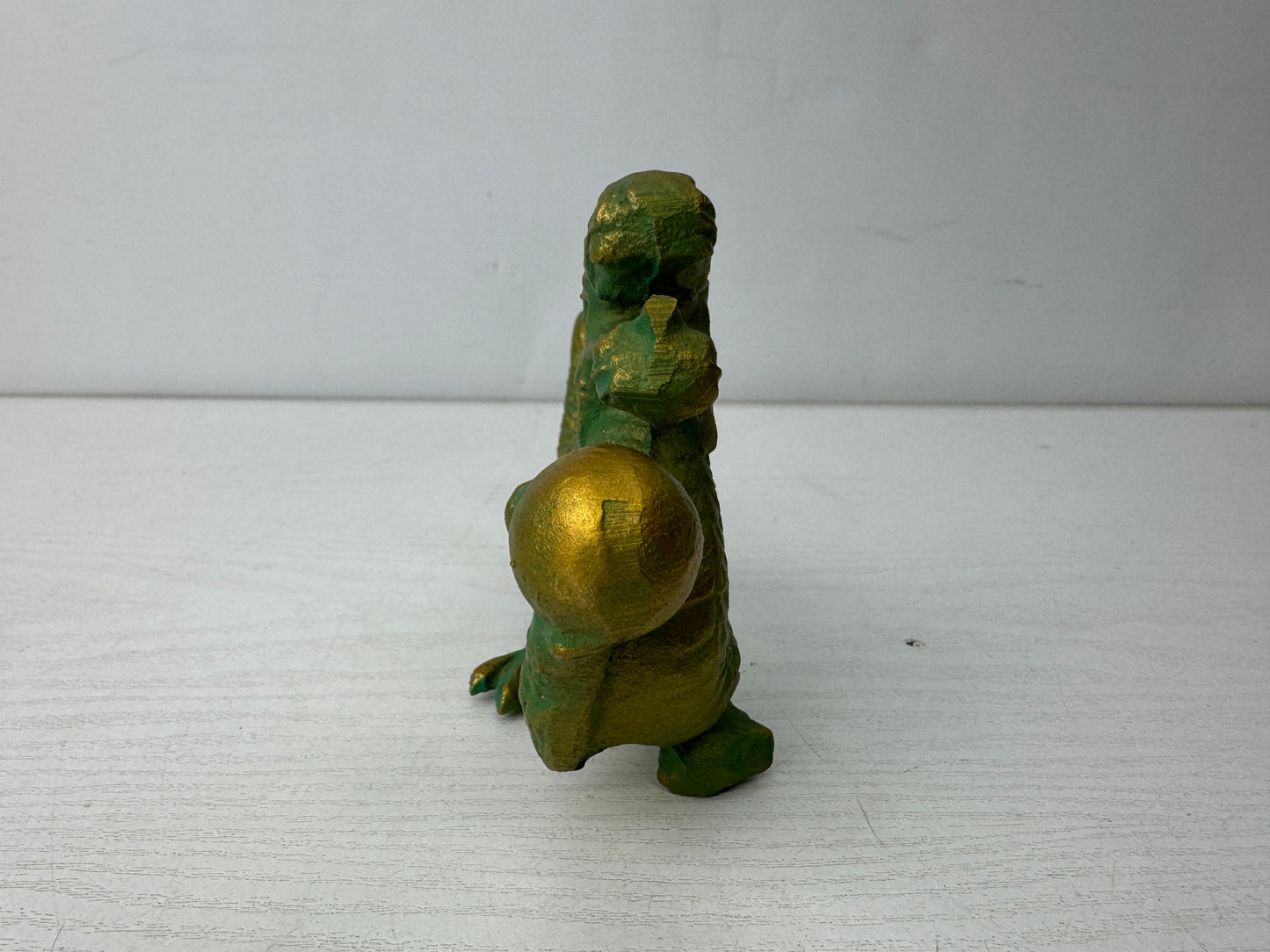 Y9875 OKIMONO metal Dragon figure figurine Japan antique interior decor ornament