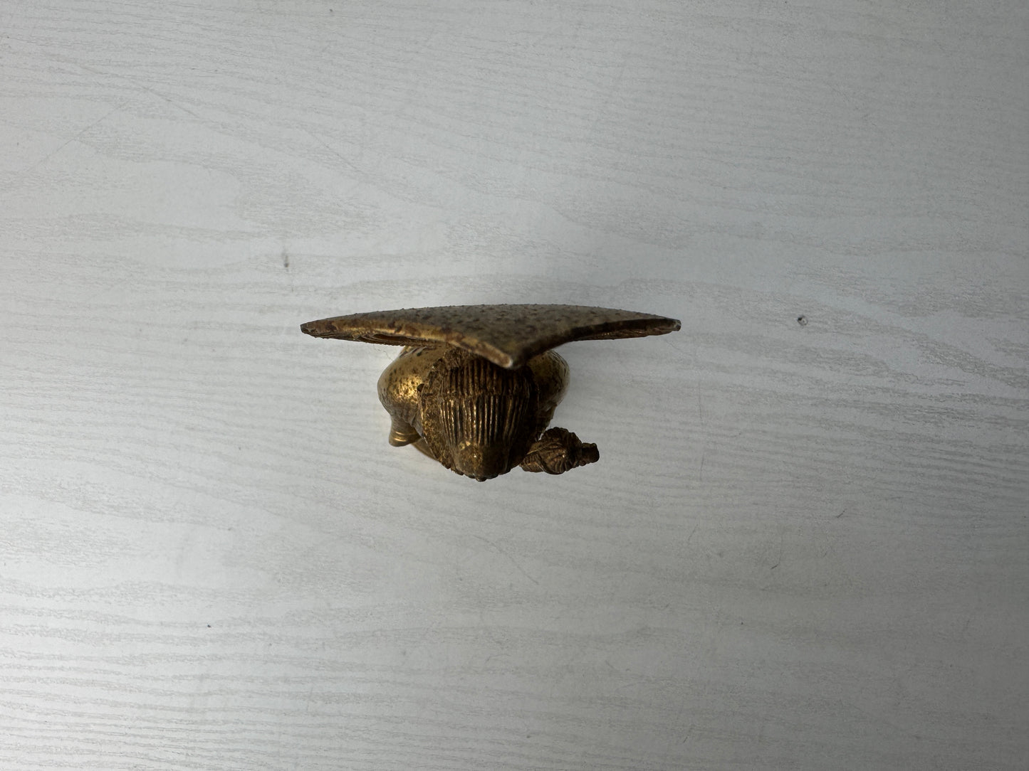 Y9880 STATUE metal Sho Kannon Bodhisattva Buddha figurine Japan antique Buddhism