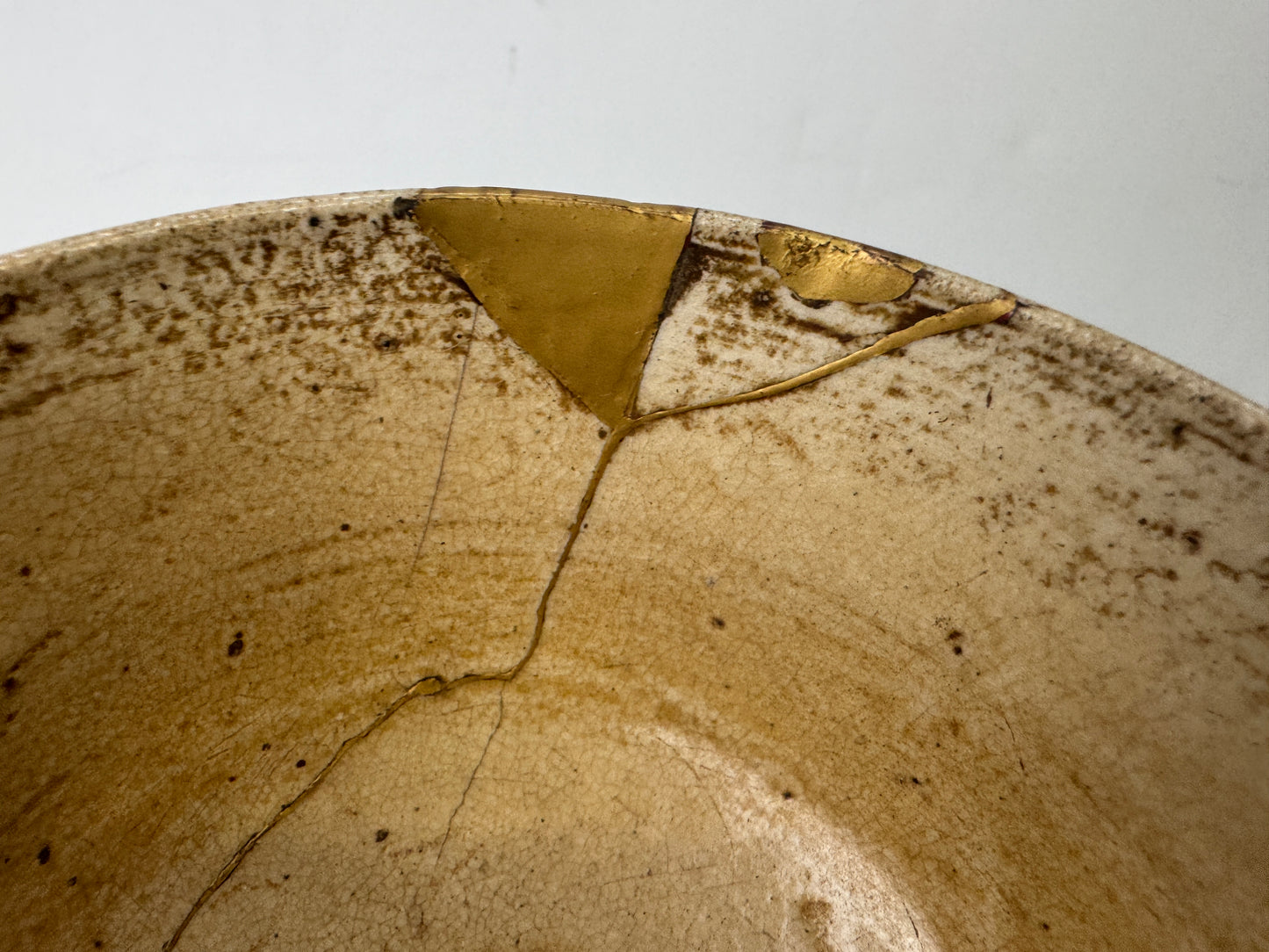 Y9885 CHAWAN Gohon Korean bowl kintsugi box Korea antique tea ceremony pottery