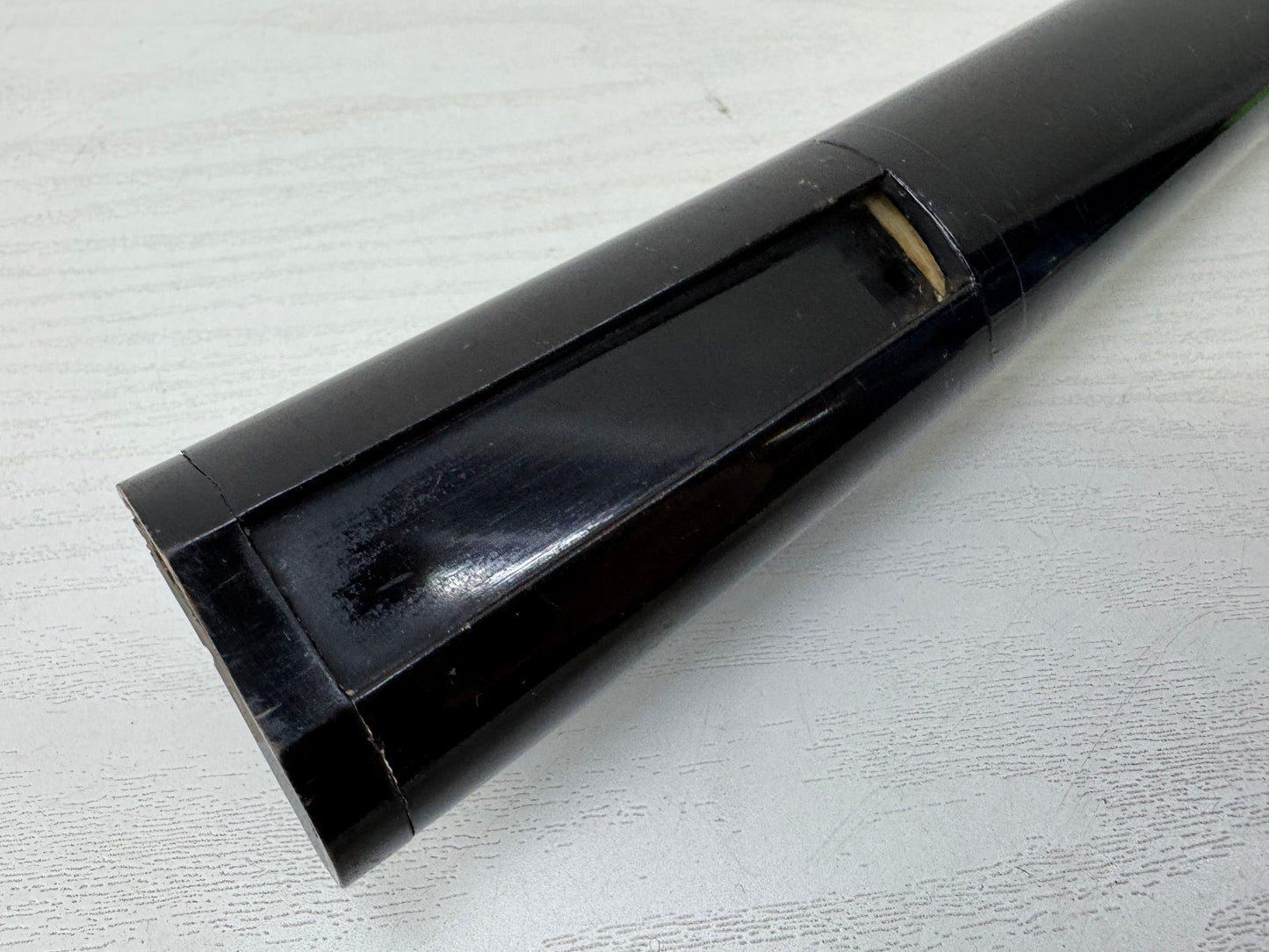 Y9886 SAYA black lacquer Wakizashi sheath Japan antique samurai katana koshirae