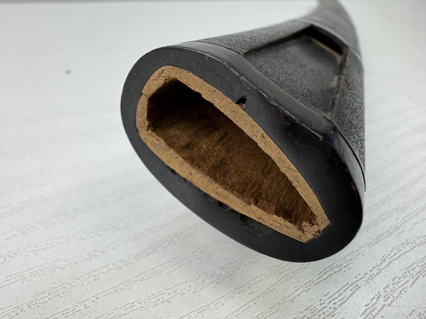 Y9887 SAYA black lacquer Wakizashi sheath Japan antique samurai katana koshirae