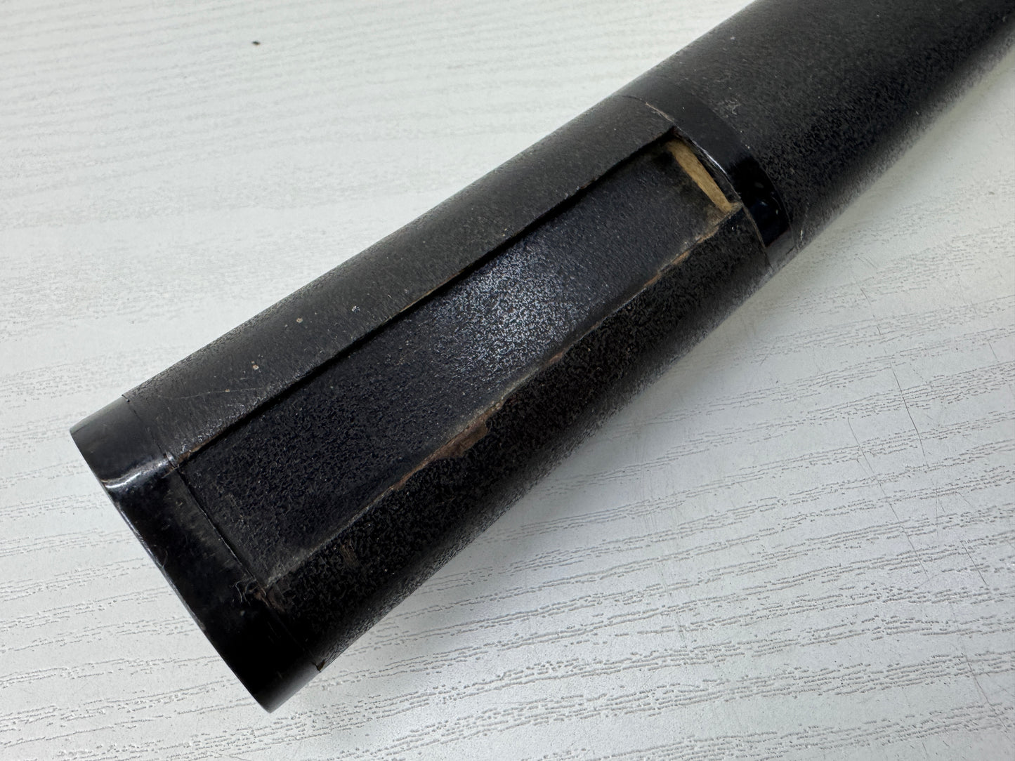 Y9887 SAYA black lacquer Wakizashi sheath Japan antique samurai katana koshirae