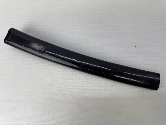 Y9888 SAYA black lacquer scabbard sword fittings Japan antique samurai katana