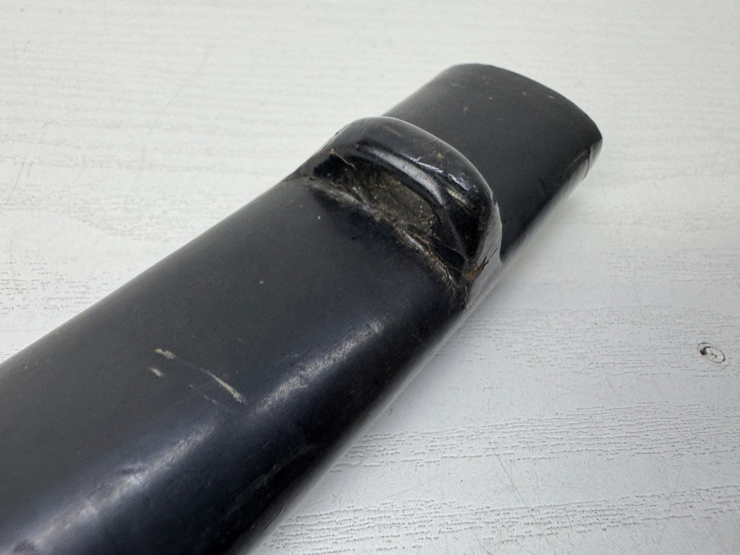 Y9888 SAYA black lacquer scabbard sword fittings Japan antique samurai katana