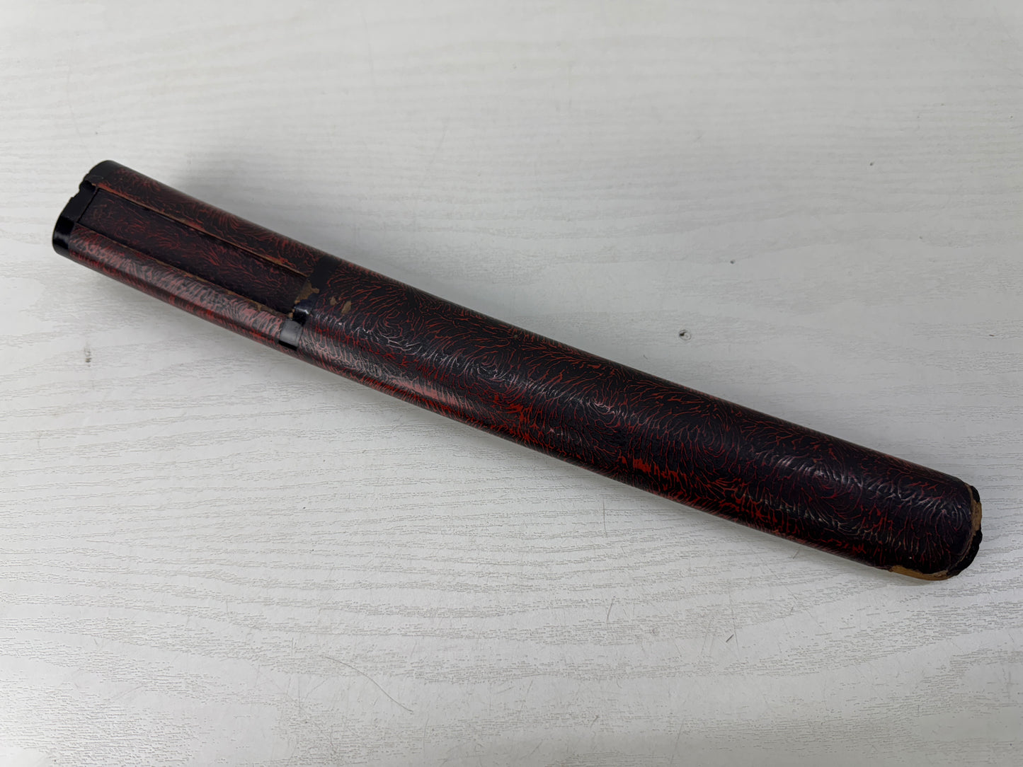 Y9890 SAYA lacquered scabbard short sword fittings Japan antique samurai katana