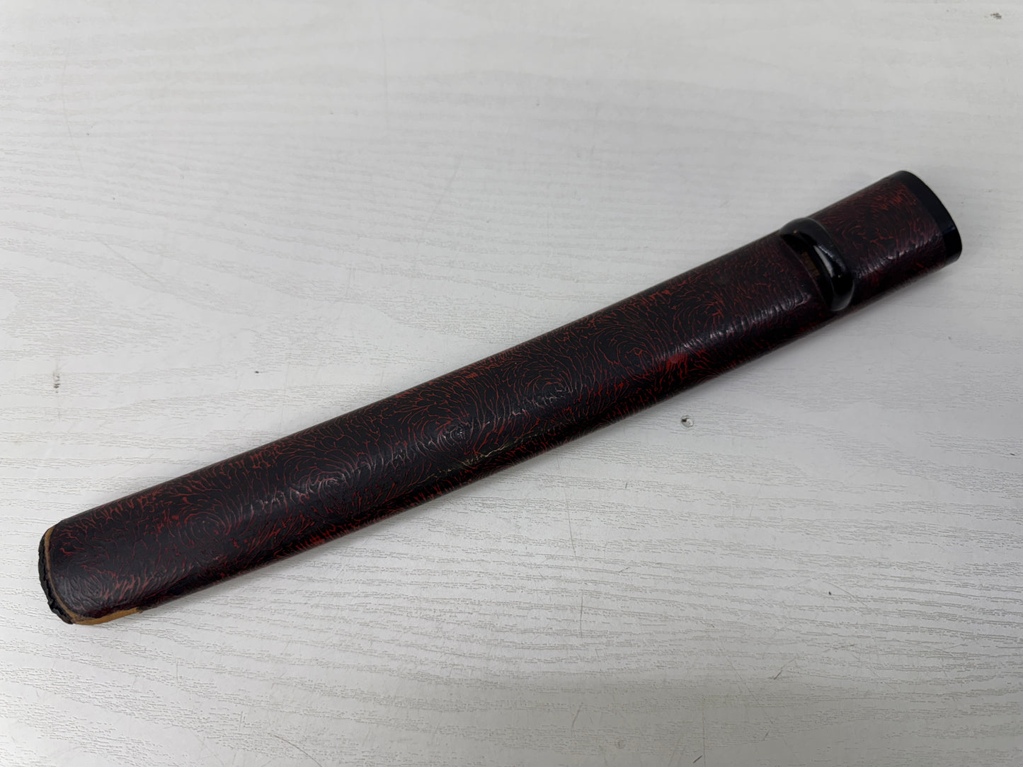 Y9890 SAYA lacquered scabbard short sword fittings Japan antique samurai katana