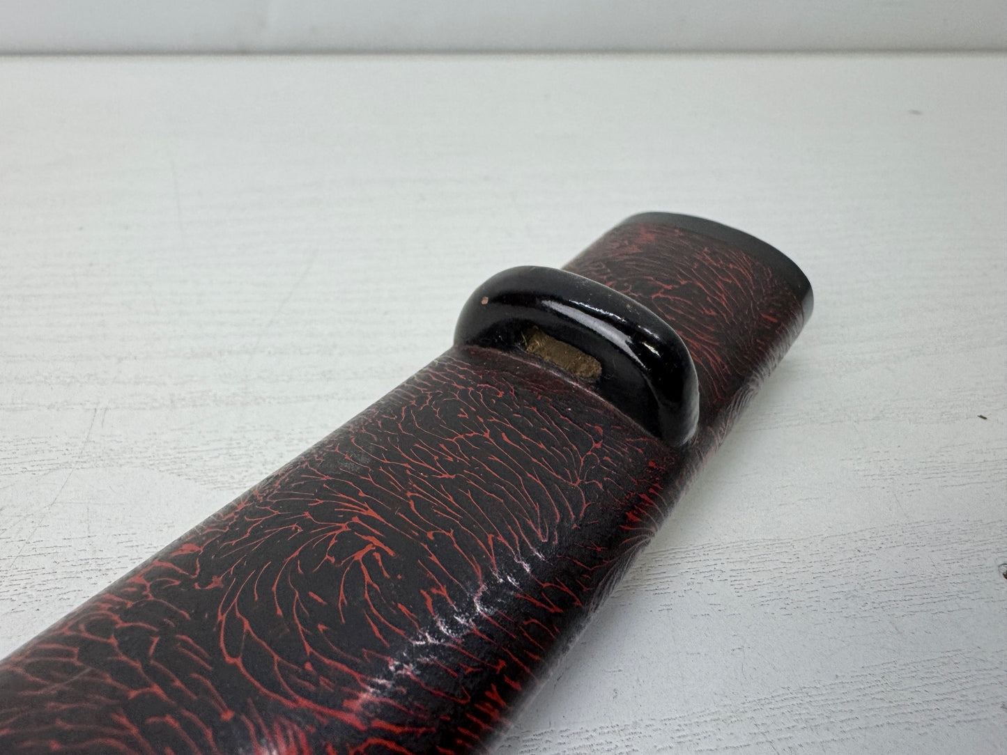 Y9890 SAYA lacquered scabbard short sword fittings Japan antique samurai katana