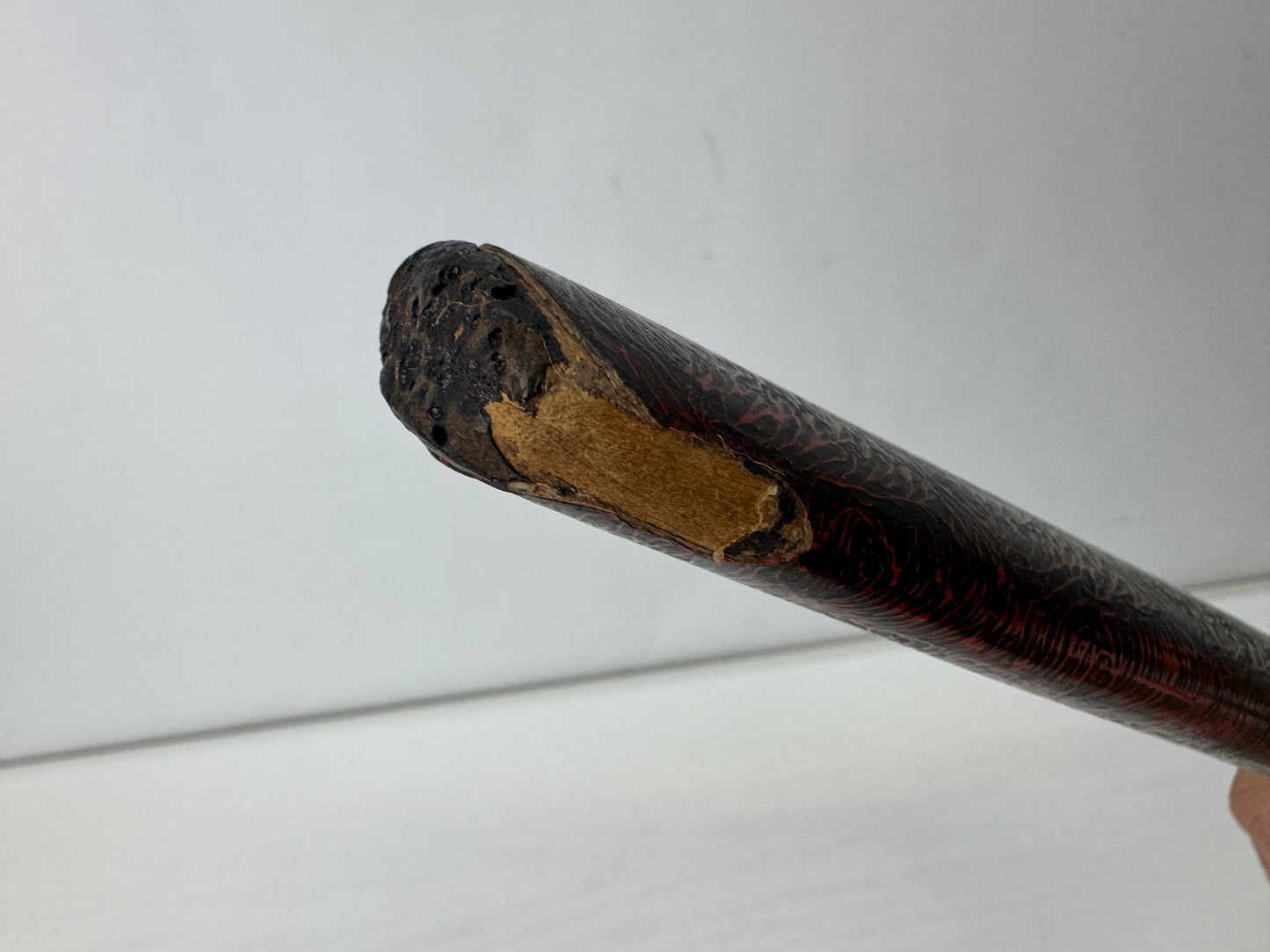 Y9890 SAYA lacquered scabbard short sword fittings Japan antique samurai katana