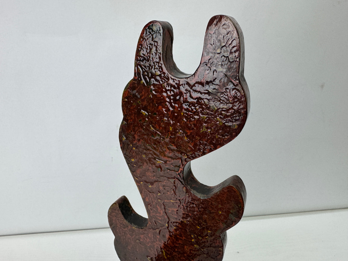 Y9891 OKIMONO Samurai sword rack Wakasa lacquer armor  Japan antique interior