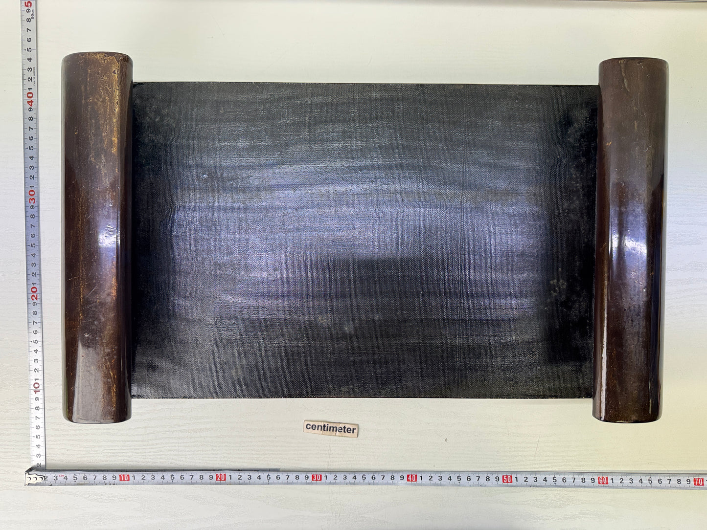 Y9892 FLOWER STAND Wakasa lacquer Cabriole legs Japan antique ikebana interior