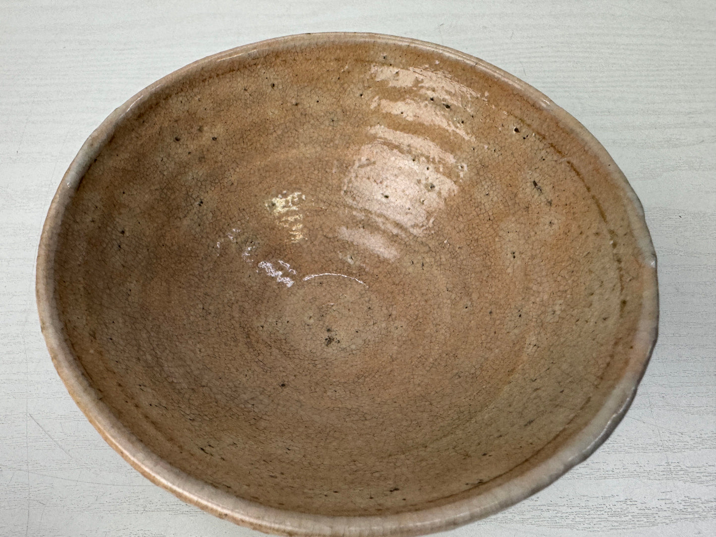 Y9903 CHAWAN Hagi-ware bowl box Old Hagi Japan antique tea ceremony pottery cup