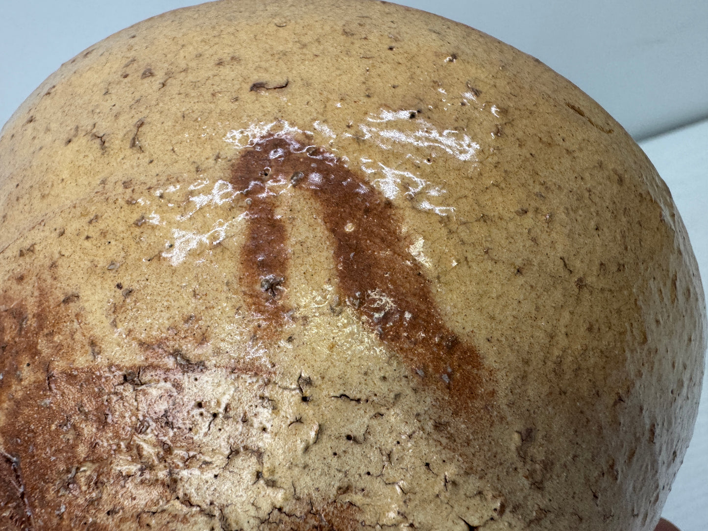 Y9904 CHAWAN Hagi-ware Ido bowl signed box Japan antique tea ceremony pottery