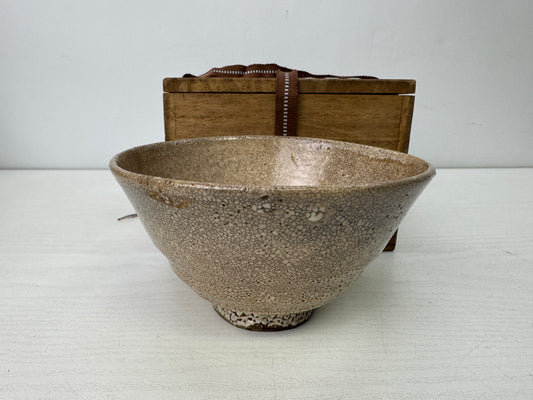 Y9910 CHAWAN Ido bowl box Joseon Yi Dynasty Korea antique pottery tea ceremony