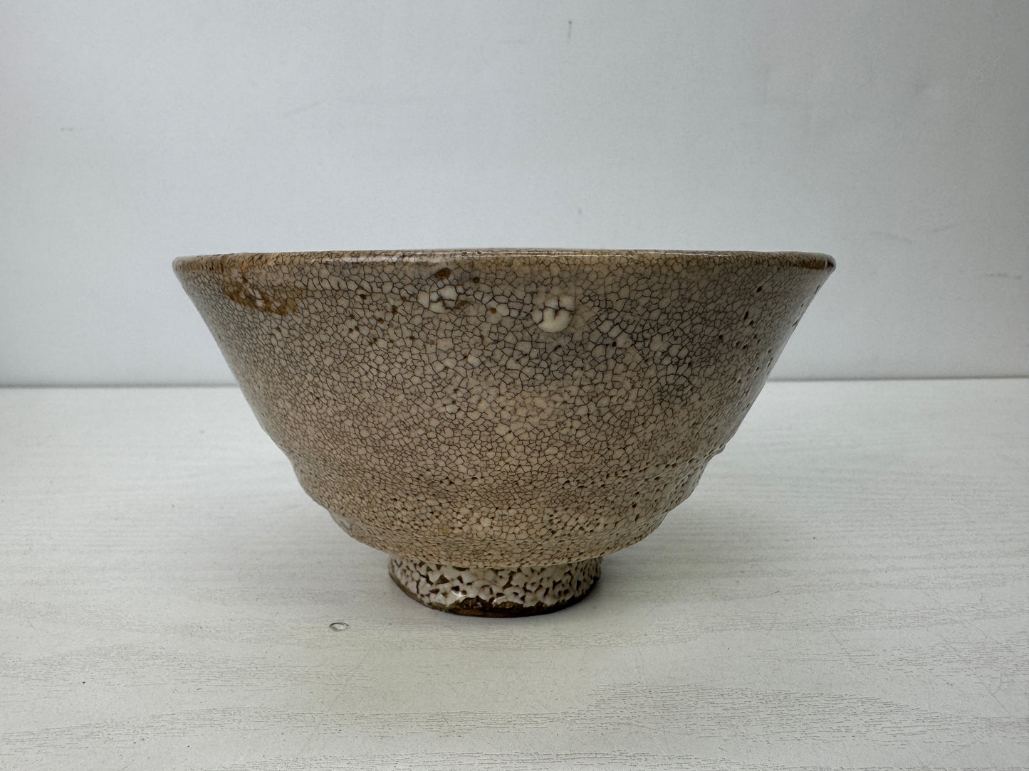 Y9910 CHAWAN Ido bowl box Joseon Yi Dynasty Korea antique pottery tea ceremony