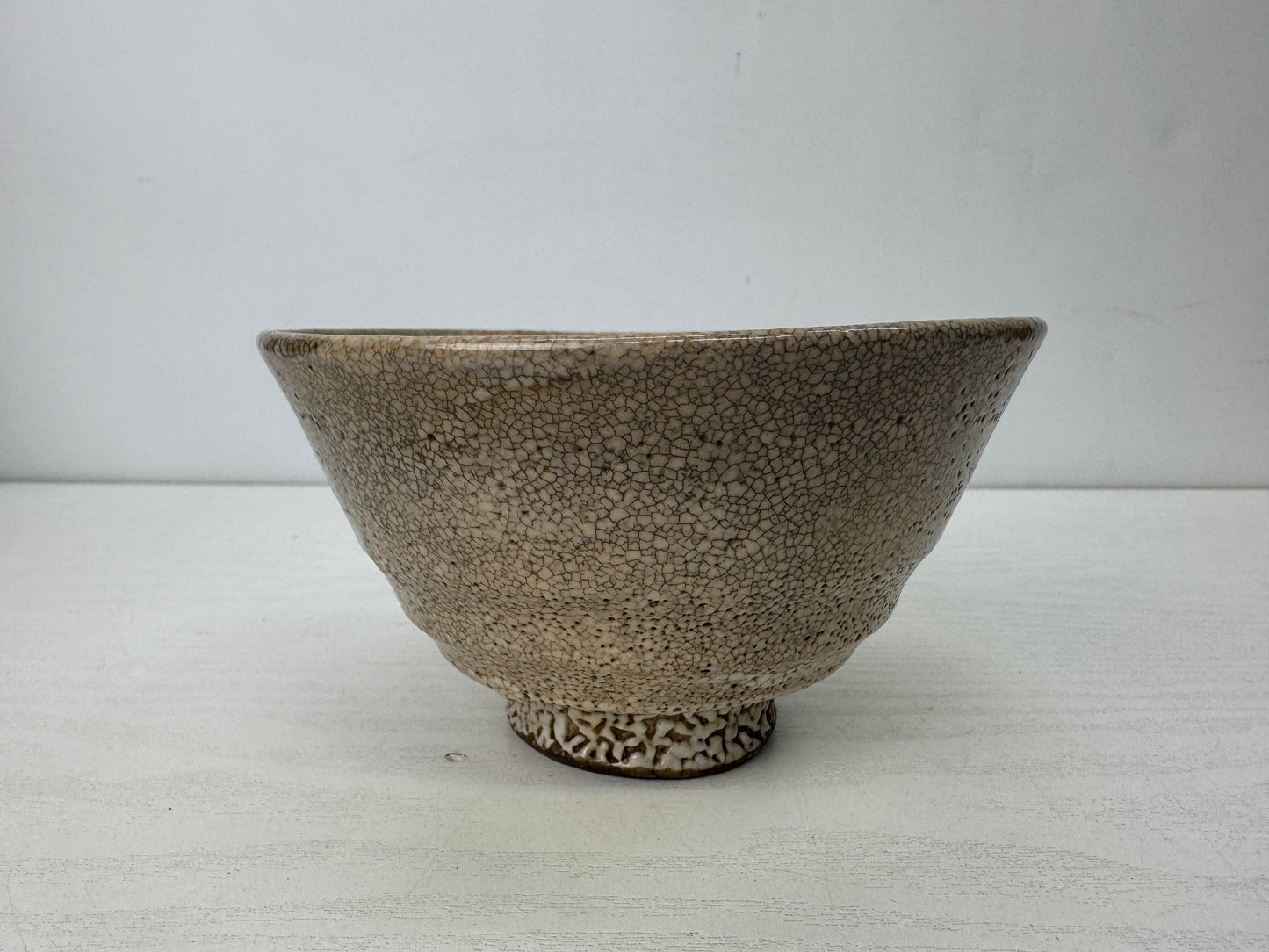 Y9910 CHAWAN Ido bowl box Joseon Yi Dynasty Korea antique pottery tea ceremony