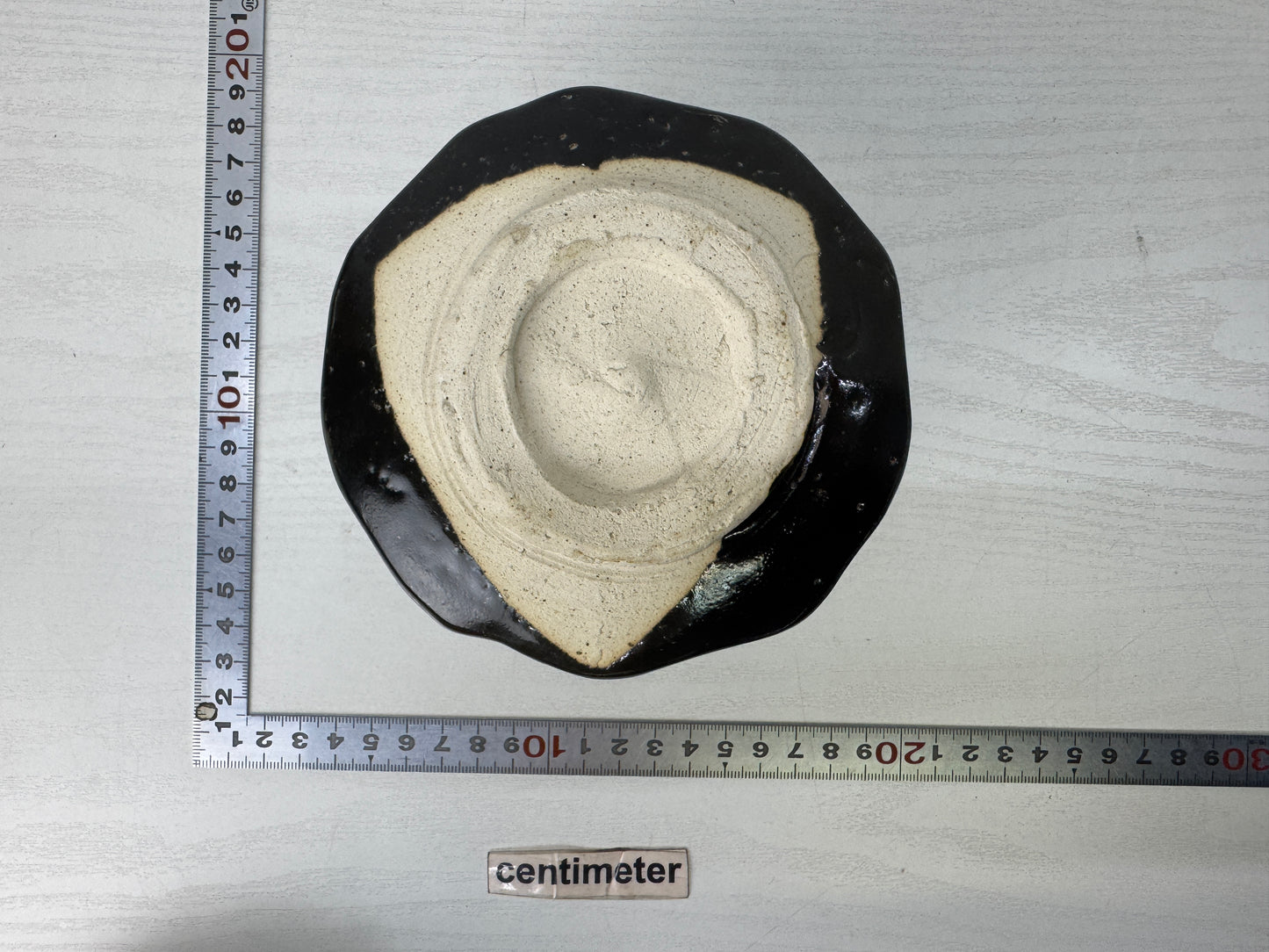 Y9913 CHAWAN Seto-ware black bowl signed box Japan antique tea ceremony pottery