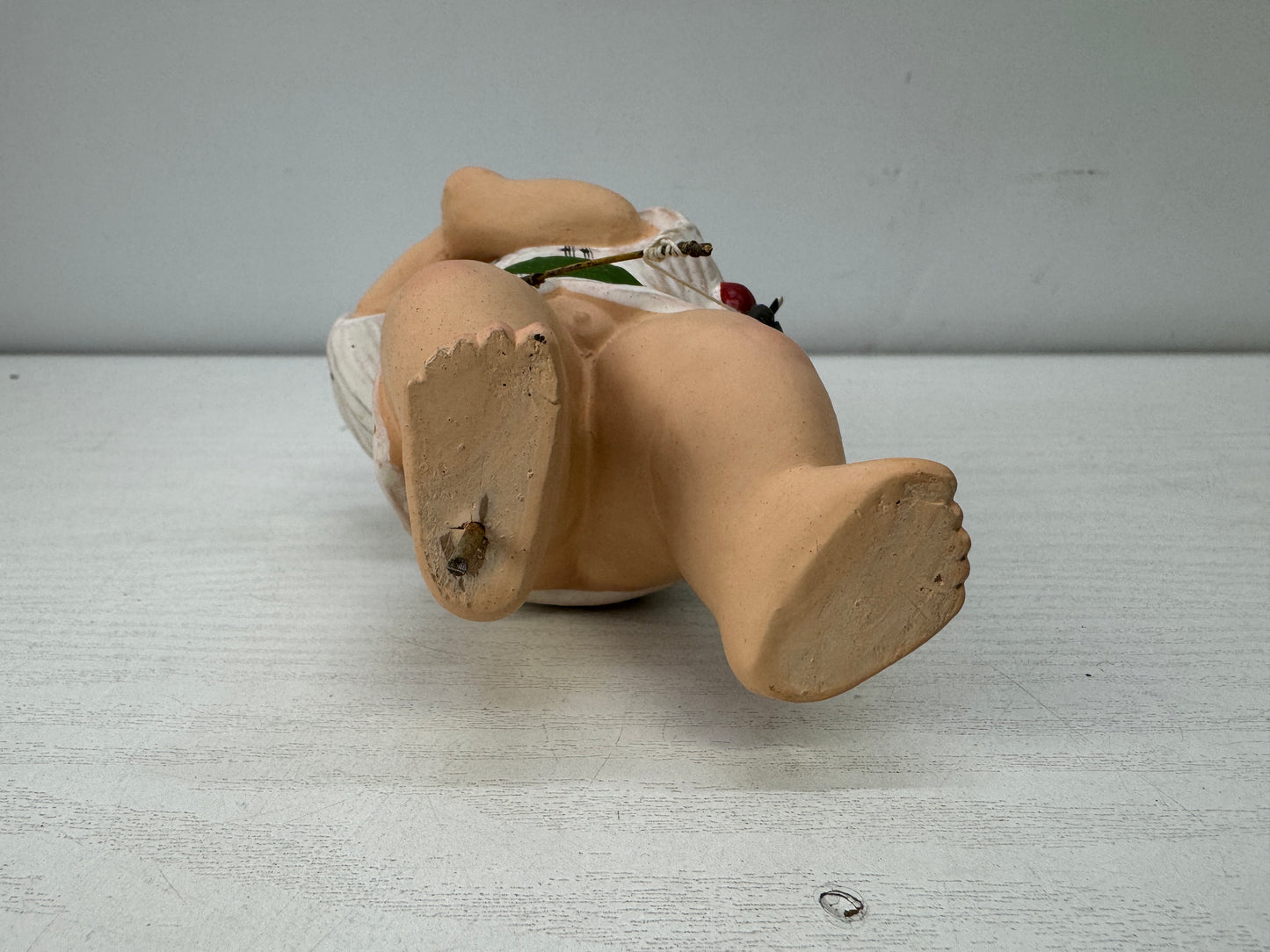 Y9916 NINGYO Hakata doll Crab fishing child Showa retro Japan vintage figurine