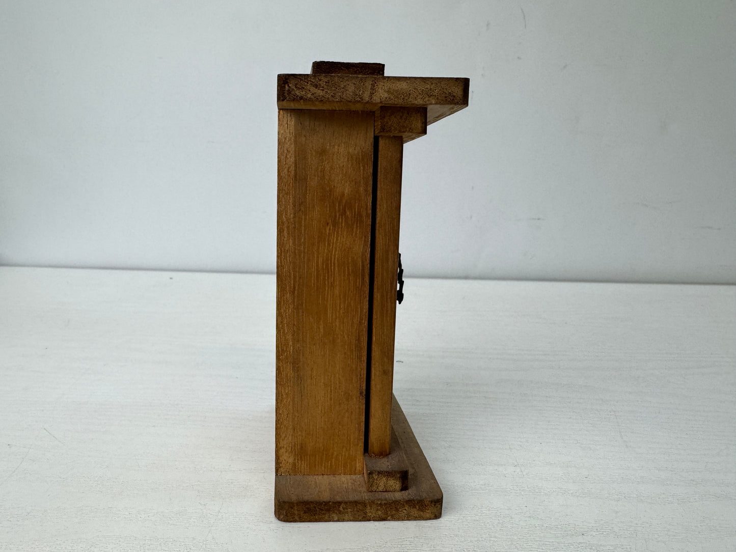 Y9921 STATUE small metal Sanboukoujin figurine shrine Japan antique Buddhism