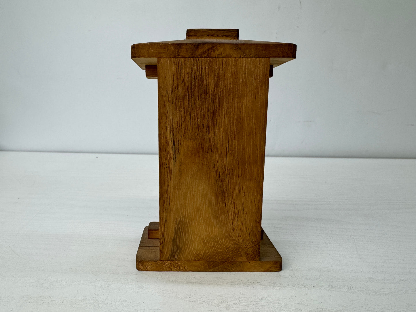 Y9921 STATUE small metal Sanboukoujin figurine shrine Japan antique Buddhism