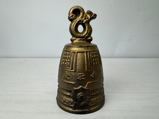 Y9924 Buddhist Altar Equipment Iron hand-held bell Japan antique Buddhism tool