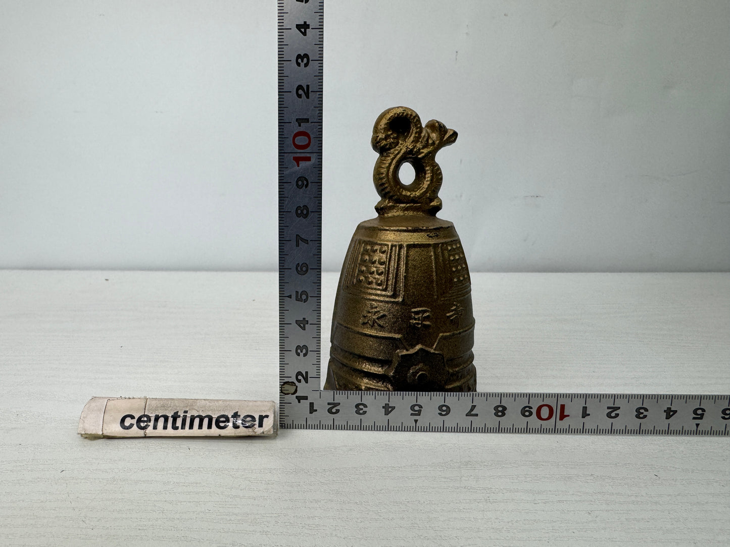 Y9924 Buddhist Altar Equipment Iron hand-held bell Japan antique Buddhism tool