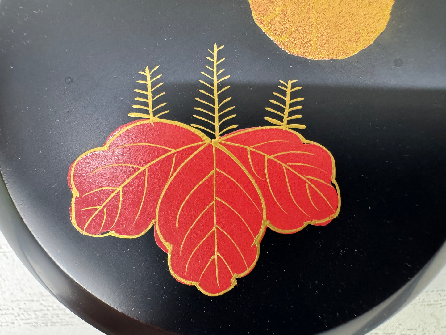 Y9926 BOX Makie signed tea ceremony utensils Japan antique insence holder aroma