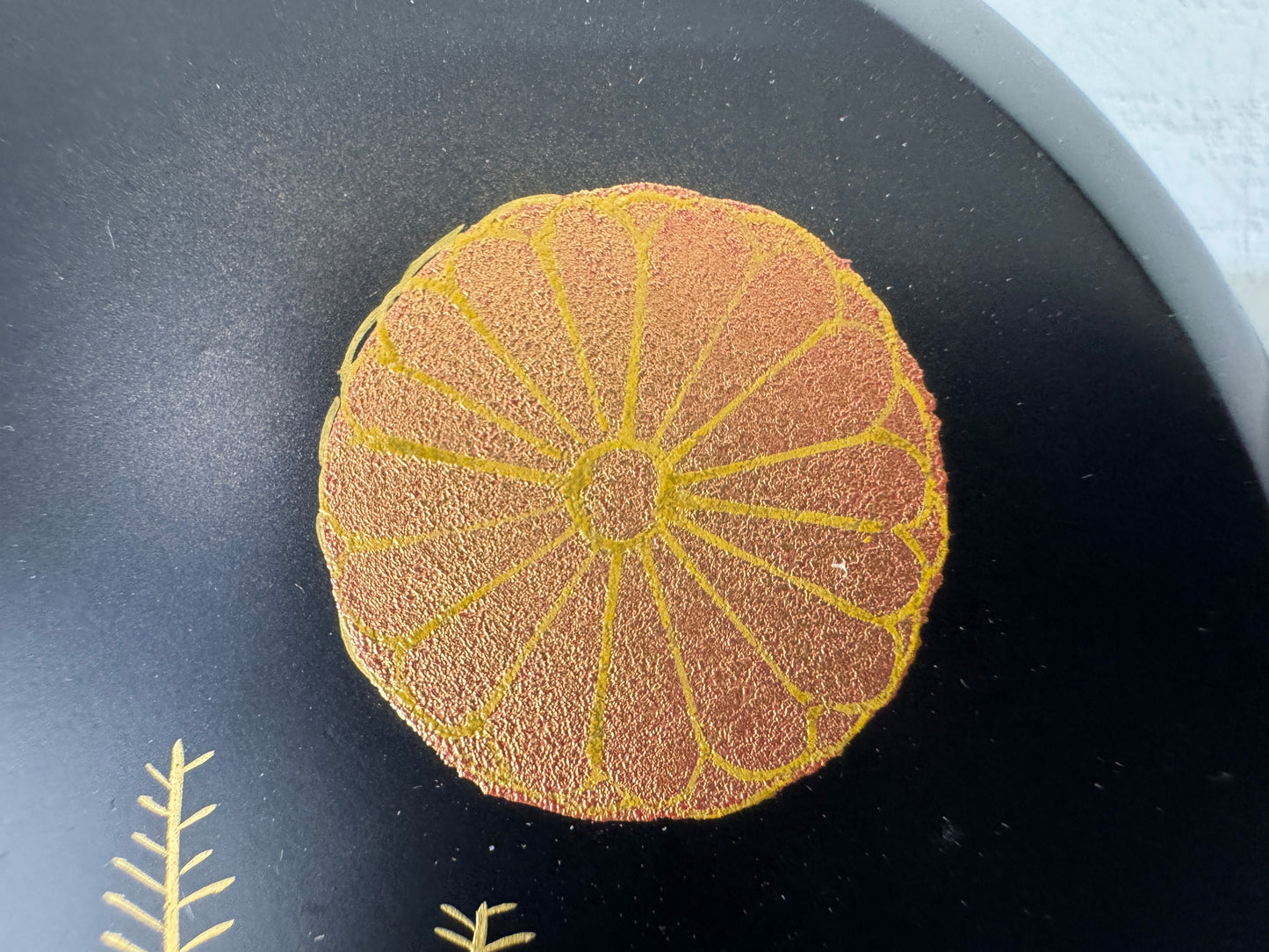 Y9926 BOX Makie signed tea ceremony utensils Japan antique insence holder aroma